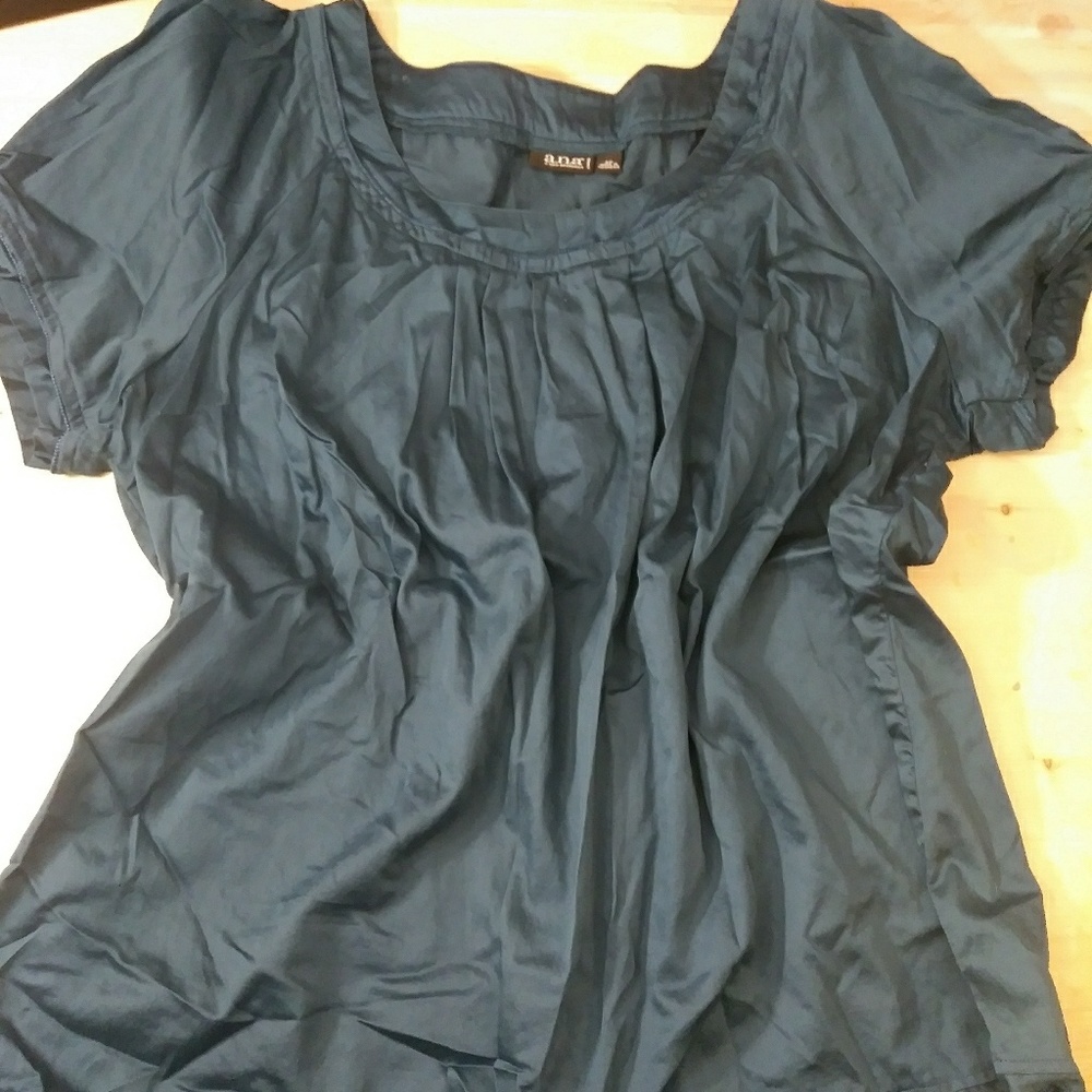 Cotton satin blouse